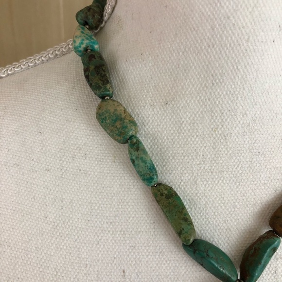 Barse Turquoise Chunky Necklace - Picture 3 of 5